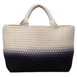 Naghedi St Barthes Medium Tote in Black Sand NWOT